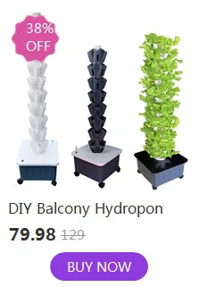 12 Holes-Hydroponic System Kits Indoor Soilless Cultivation Equipment LED Plant Growth lamp Vegetable fruit herb Planting Box