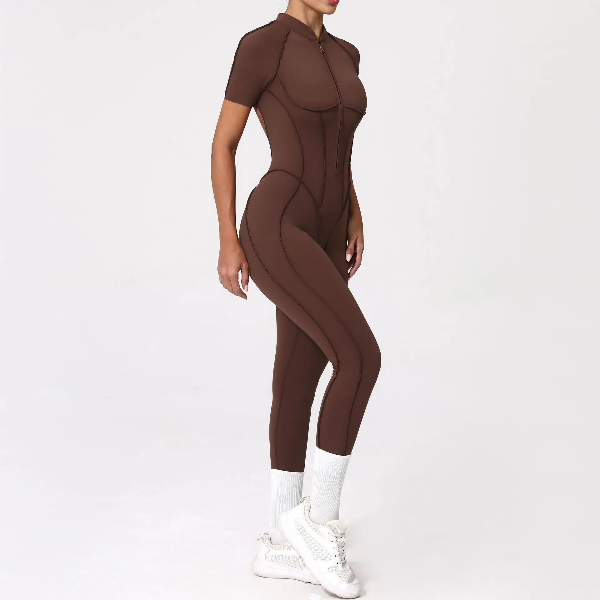 2025 New Style Women Yoga Apparel Workout Suit Gym Clothing Outdoors Sports Suit Short Sleeves Long Pants Suit Fitness Suit Set