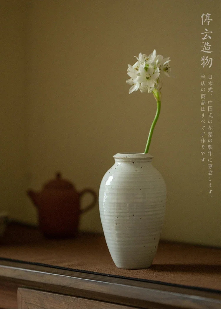 Aesthetic Ceramic Flower Vase Luxury Outdoor Tall Office Balcony Vases Pottery Vaso Decorativo De Luxo Decoration Home