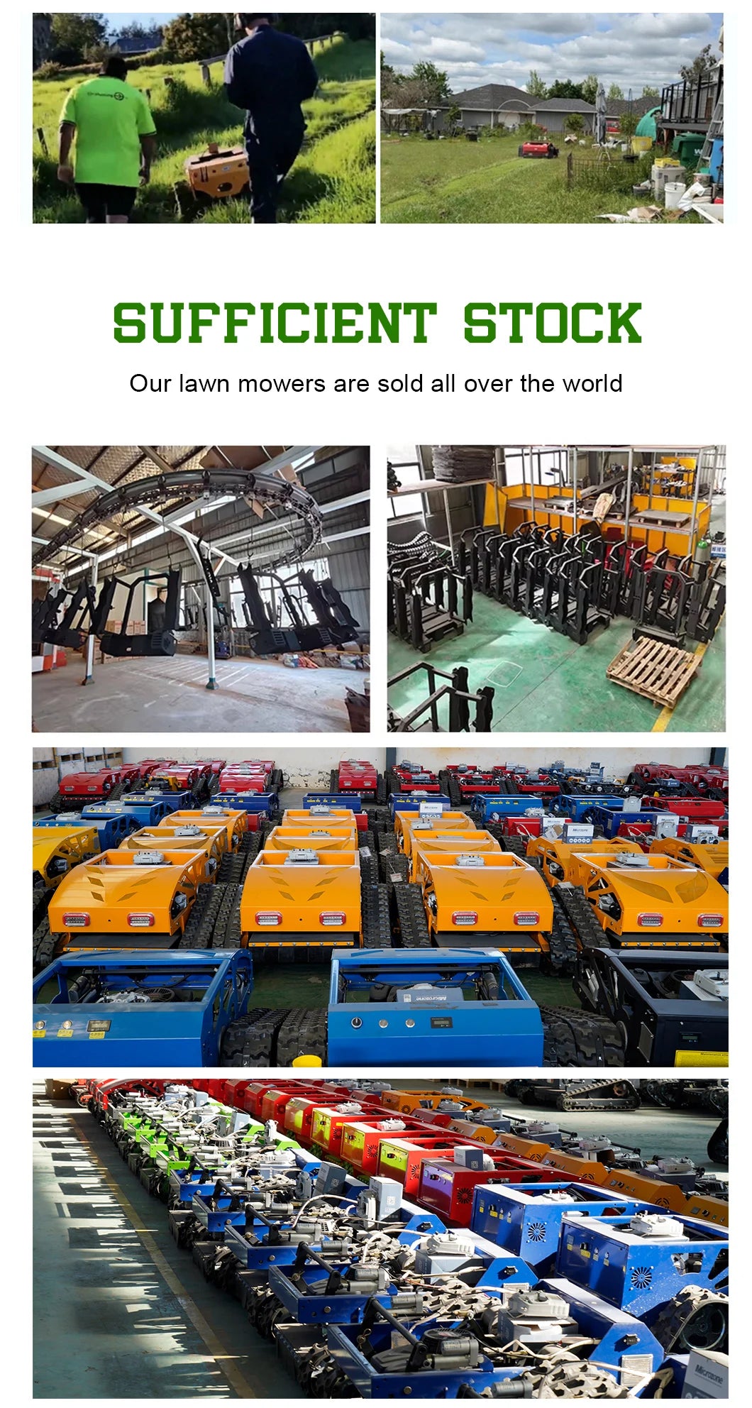 Customized Factory Direct Wheeled Lawn Mower 550mm Cutting Width Affordable Mower Agricultural Remote Control Robot Lawn Mower