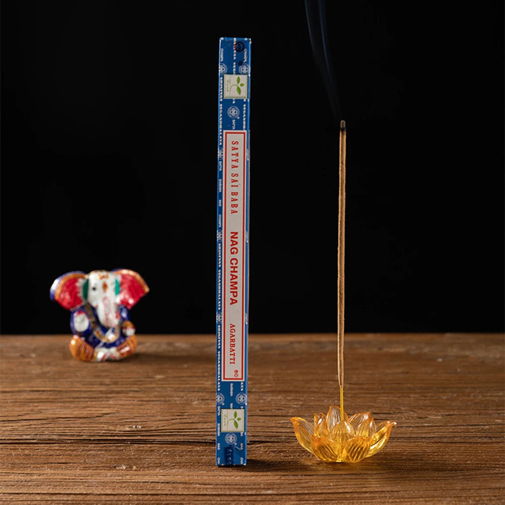 12 boxes, Indian handmade bamboo sticks incense, NAG CHAMPA natural incense, Anti-Odor, meditation, Sleep aid, home fragrance