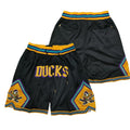 Basketball shorts Mighty Ducks Four pockets Sewing embroidery outdoor sport Beach pants train ventilation Black Green movie 2024