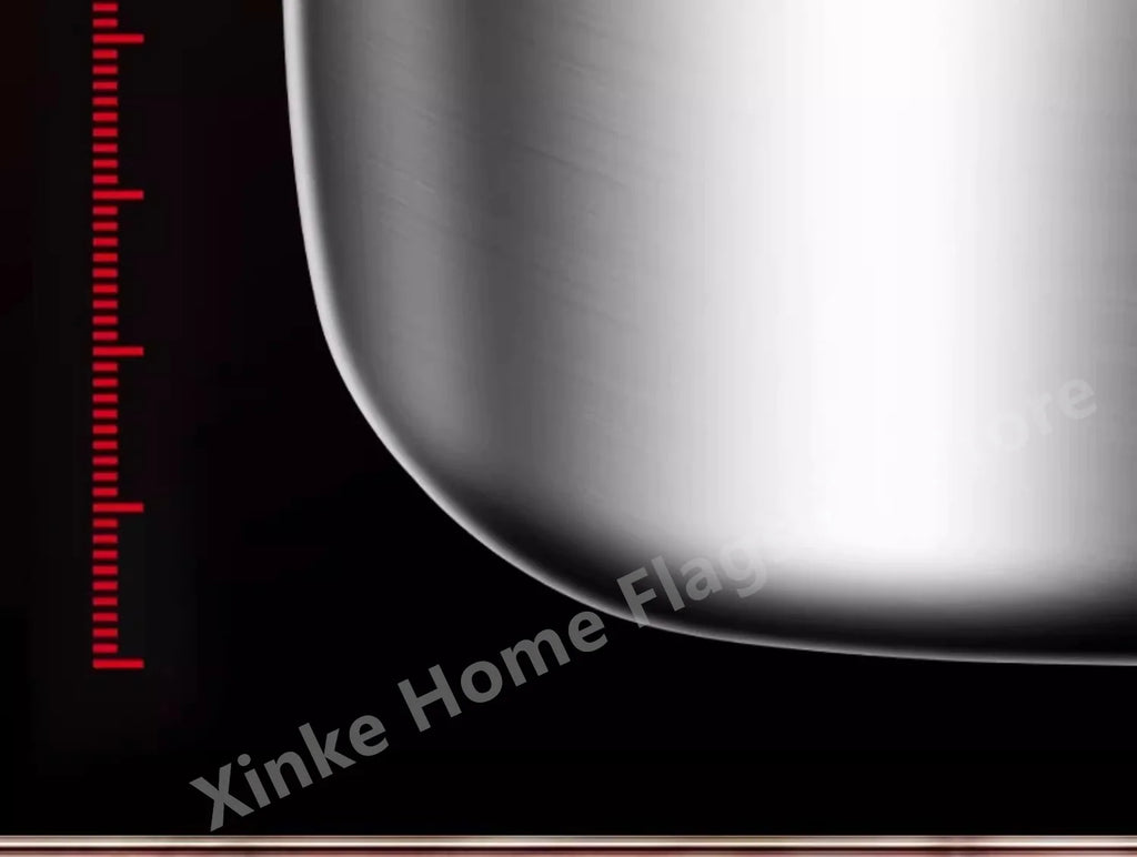 316 Stainless Steel Frying Pan Deepened Uncoated Wok NonStick Skillets Gas Stove Induction Cooker Universal Kitchen Cookware Pan