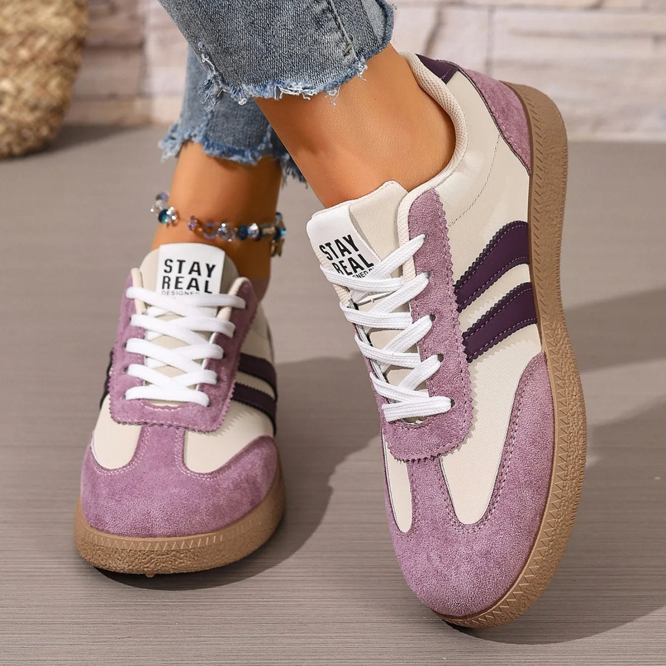 2025 New Women Sneakers Spring Luxury Flat Loafers Comfortable Slip on Soft Female Sneakers Lightweight Outdoor Shoes for Women