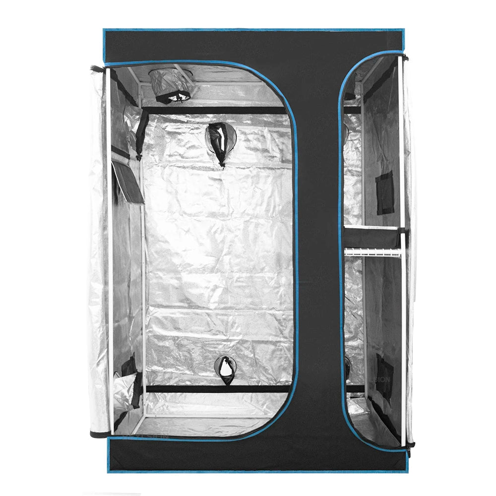 BEYLSION 120X90X180CM Multifunctional 600D Grow Box Mental Pole Plant Grow Tent Growing Dark Room Watch Window