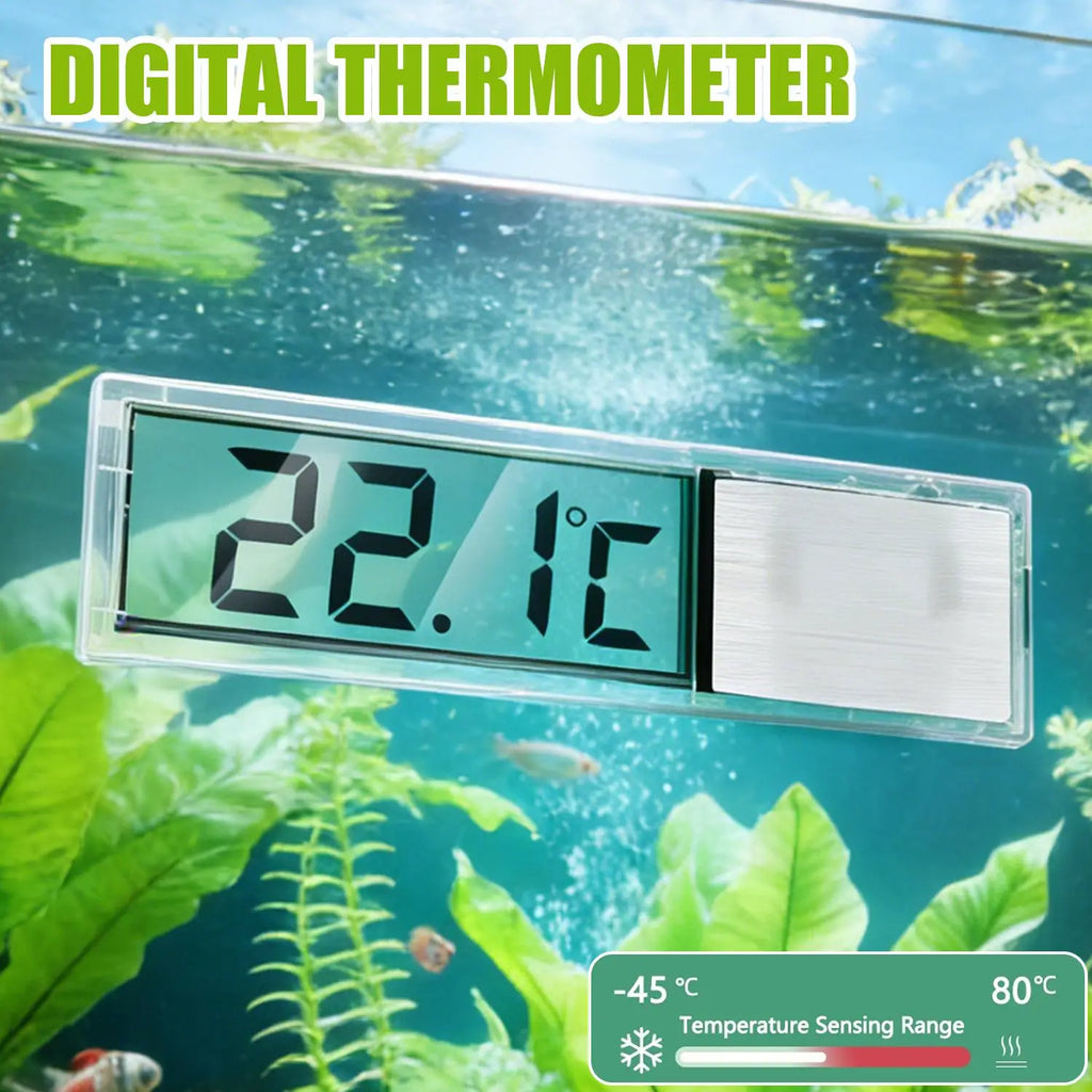 1/3pcs Aquarium Thermometer Electronic LCD Digital Fish Tank Temperature Measurement Fish Tank Temp Meter Aquarium Accessories
