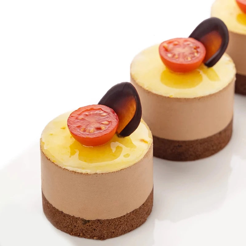 Cylindrical French Mousse Cake Mold Silicone Chocolate Mold Food Grade Kitchen Baking Tool Soap Mold Dessert Making Tools