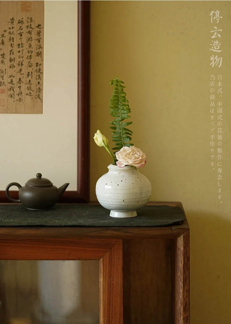 Aesthetic Ceramic Flower Vase Luxury Outdoor Tall Office Balcony Vases Pottery Vaso Decorativo De Luxo Decoration Home