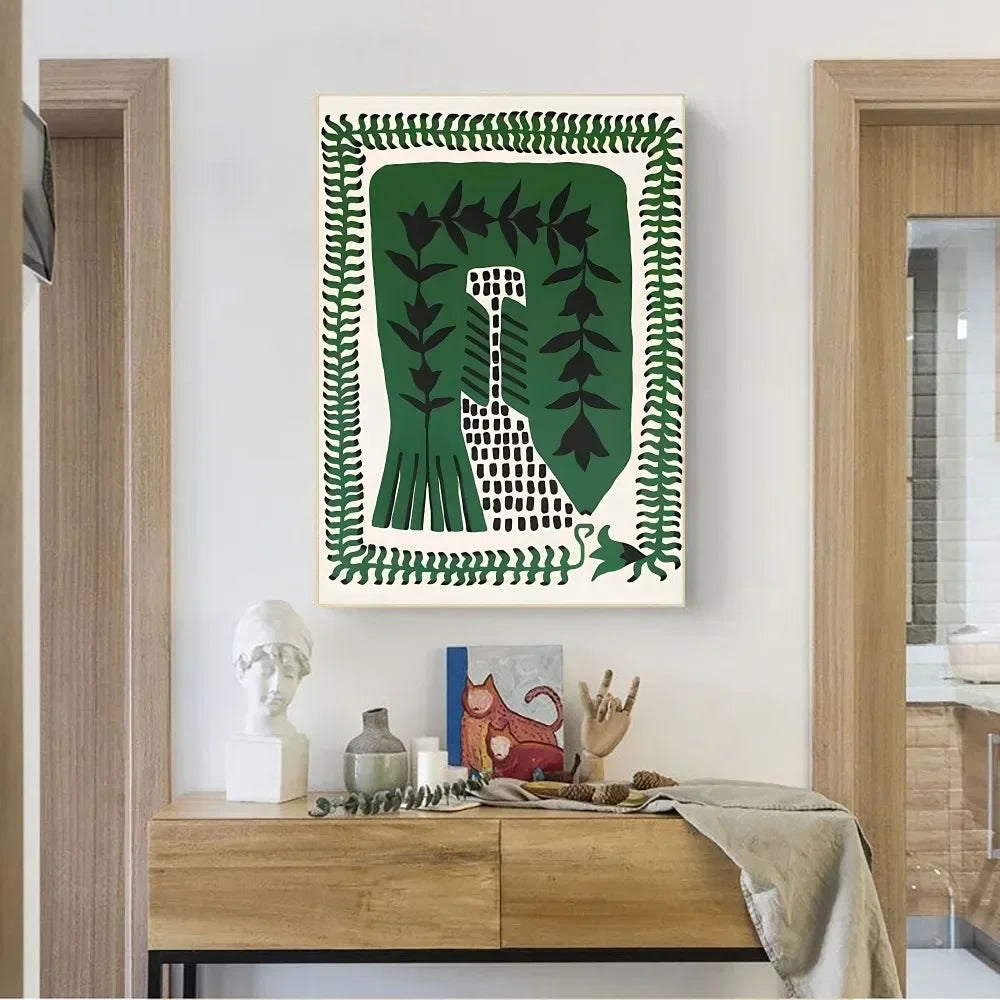 Ancient Egypt Abstract Anime Poster No Framed Kraft Club Bar Paper Vintage Poster Wall Art Painting Bedroom Study Stickers