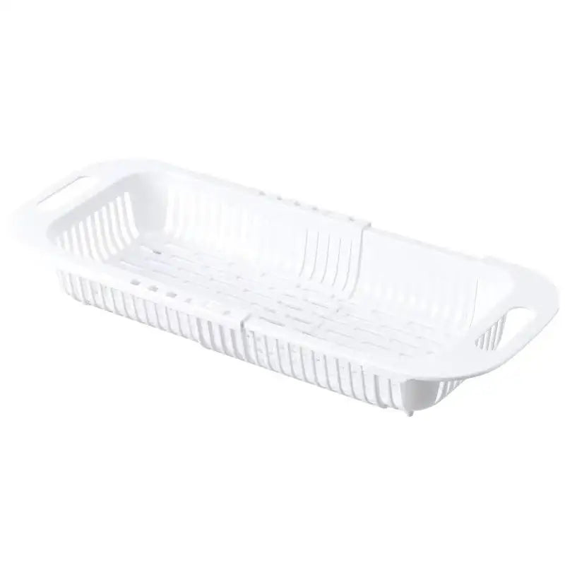 1Pc Retractable Sink Drain Rack Plastic Dish Chopsticks Rack Household Kitchen Vegetable Storage Rack Drain Basket