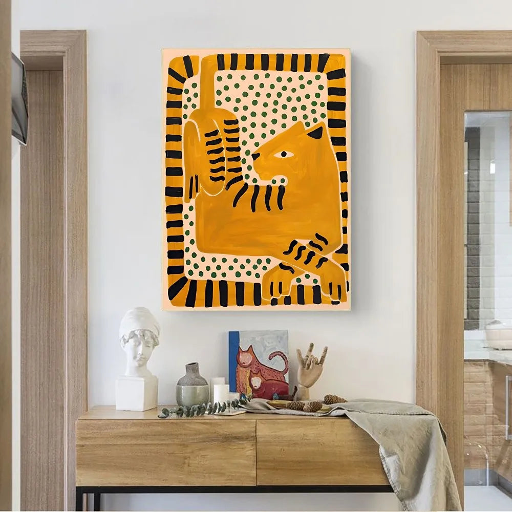 Ancient Egypt Abstract Anime Poster No Framed Kraft Club Bar Paper Vintage Poster Wall Art Painting Bedroom Study Stickers
