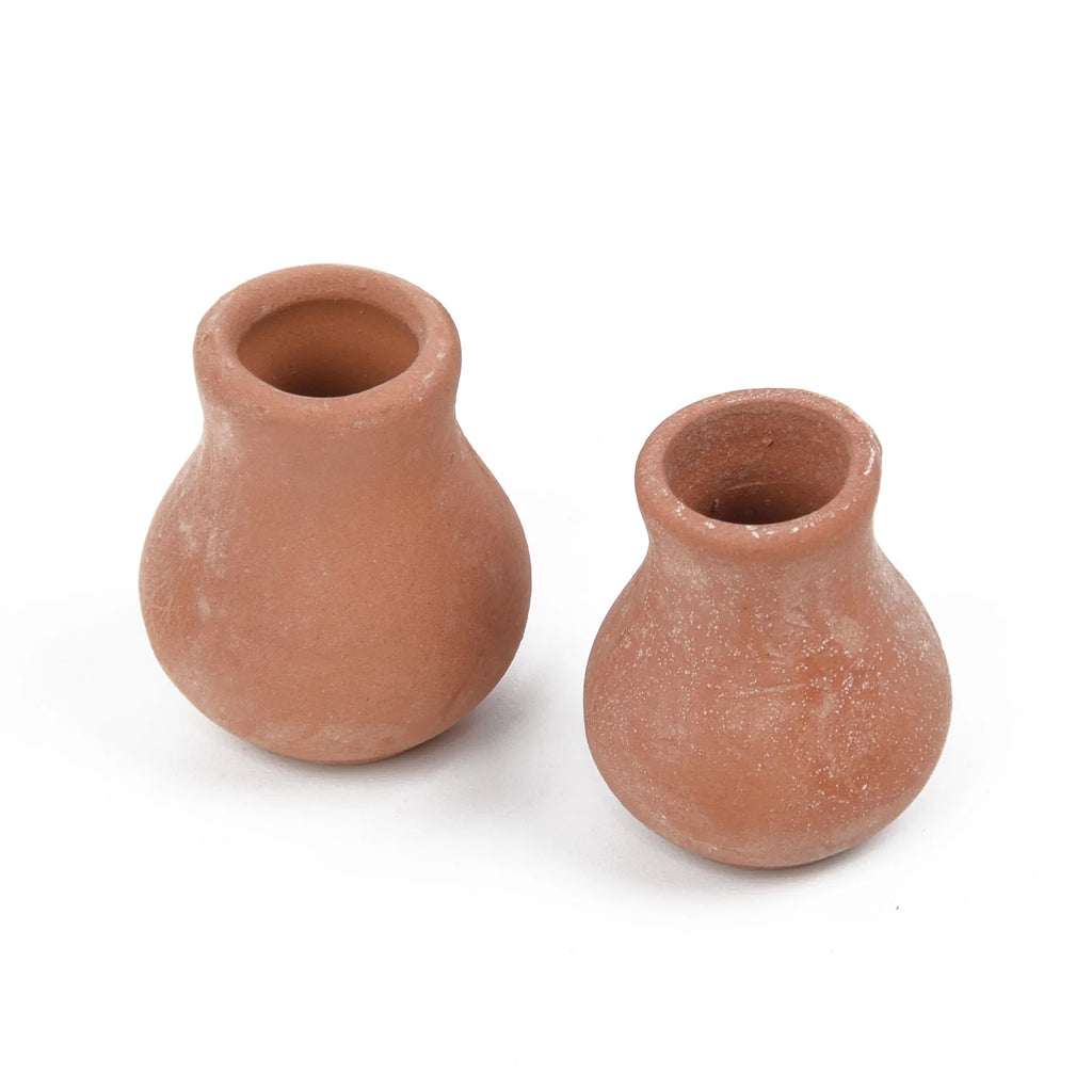 2PCS Mini Flower Pots Ceramic Clay Succulent Plants Pot For Plant Wedding Decoration Craft Handicrafts Garden Orchards Home