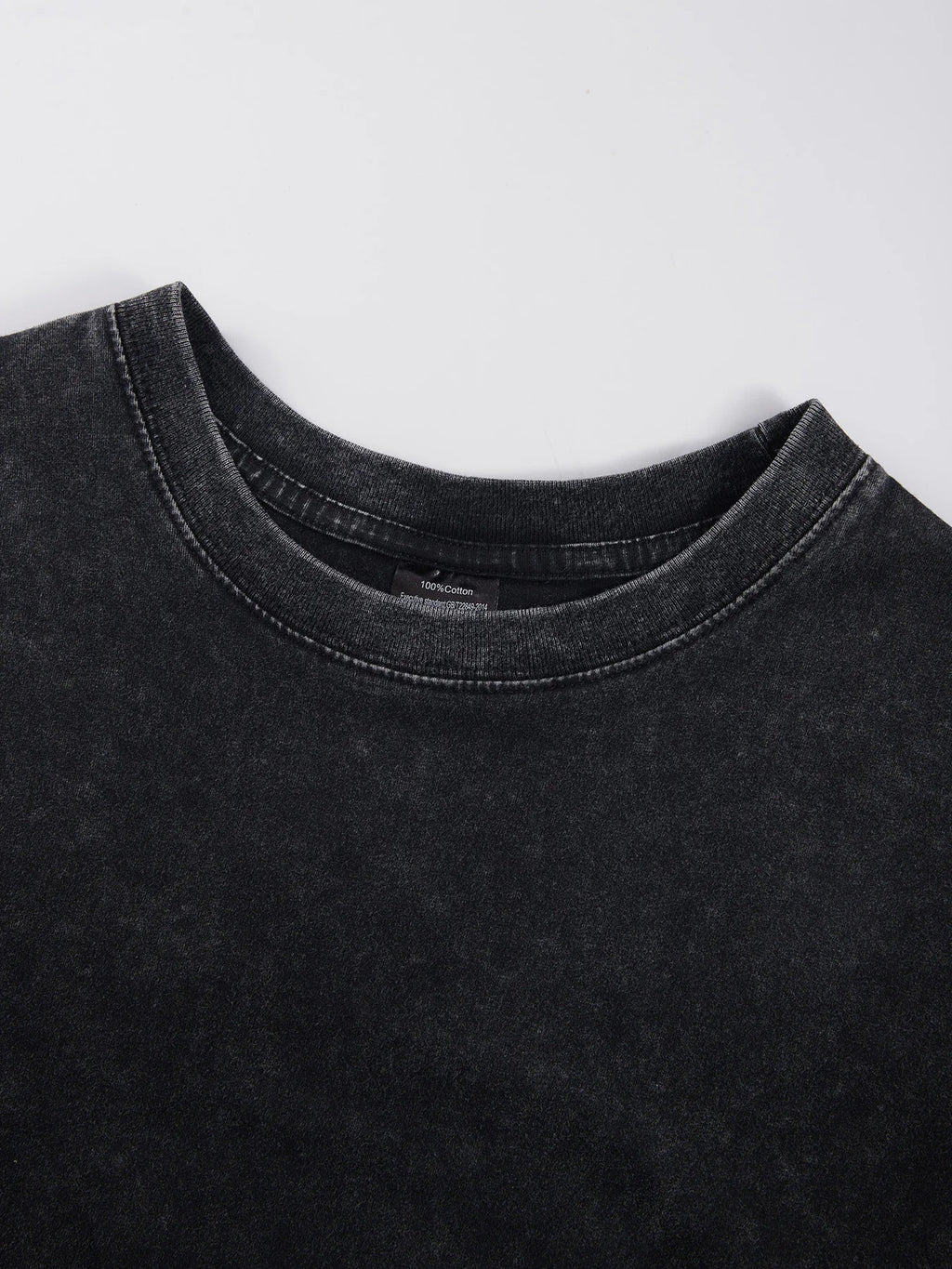 California Los Angeles City Art Letter Snow Wash Holes T-Shirt Mans Cotton Retro Tee All-Match Sportwear O-Neck Loose Clothing