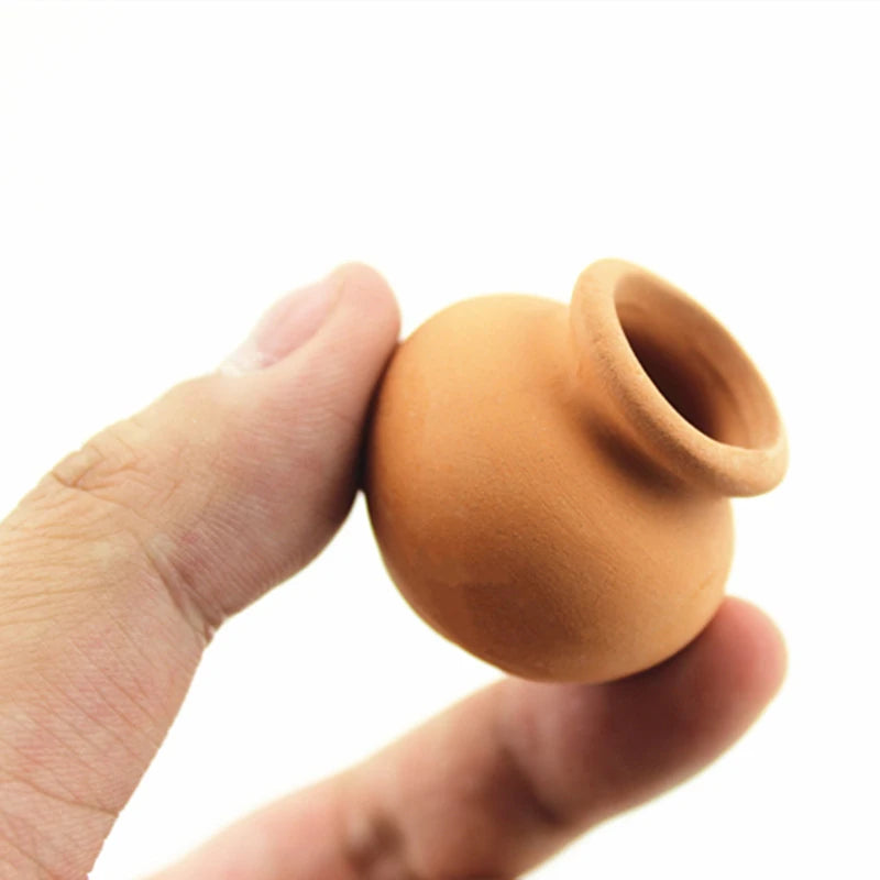 2PCS Mini Flower Pots Ceramic Clay Succulent Plants Pot For Plant Wedding Decoration Craft Handicrafts Garden Orchards Home