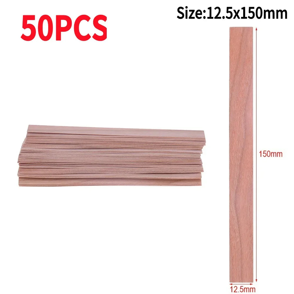 50/100PCS Wooden Candle Wicks Smokeless Candle Wicks Handmade Candles Soy or Soy Parffin for DIY Candles Making Supplies Tools