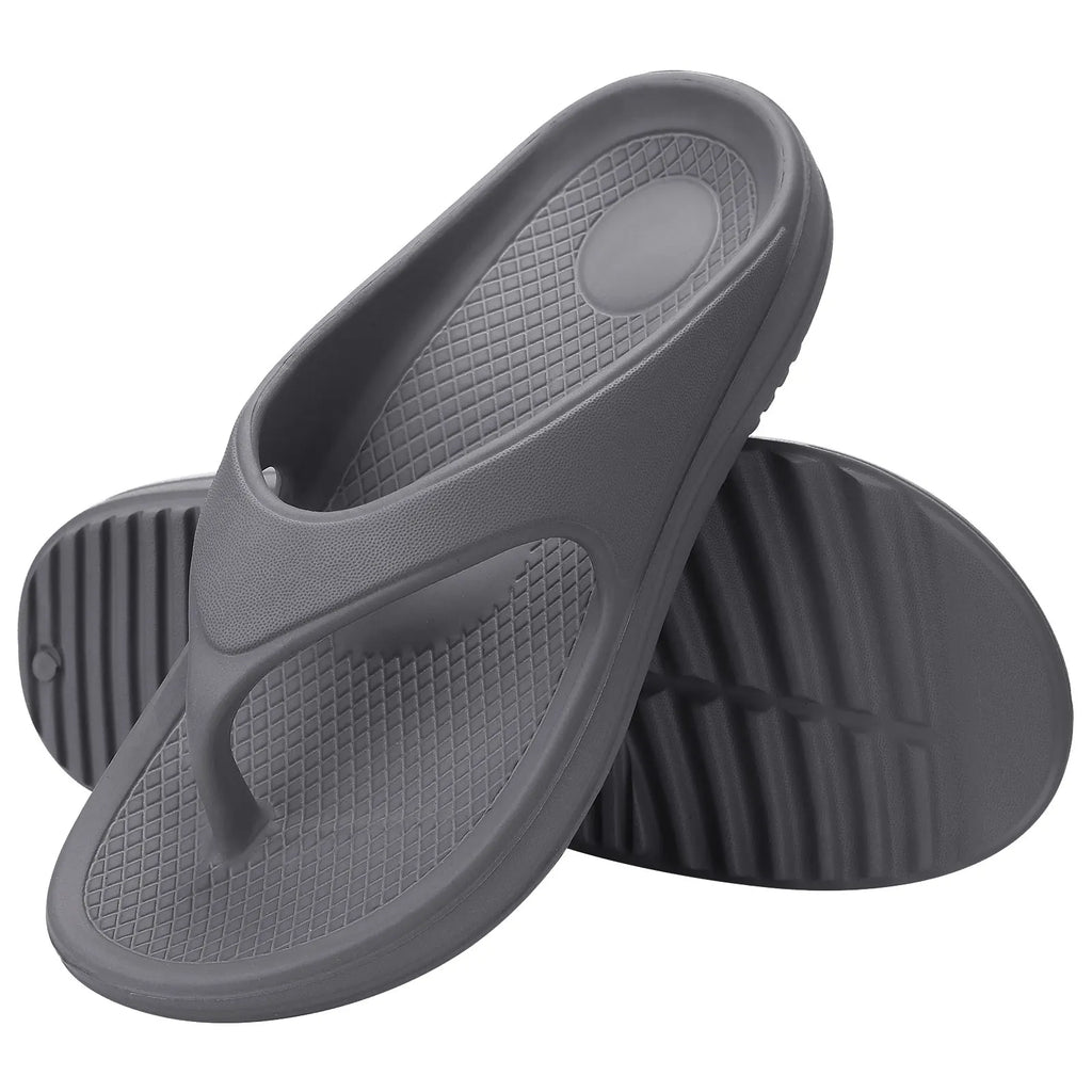 Bebealy Women Orthopedic Slippers With Arch Support Outdoor Men Slippers Soft Antiskid Home Slippers Indoor EVA Cloud Slippers