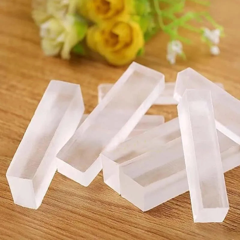250G Transparent Soap Base Handmade Soap Making Supplies Easy Melt & Mold, Unscented for All Skin Types Bath Foaming Butter