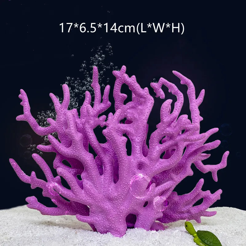 Aquarium Decoration Aquarium Coral Simulation Artificial Fake Coral Fish Tank Plants Landscape Decoration Aquarium Decor
