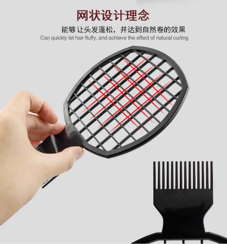 2 In 1 Dirty Braid Comb Afro Twist Hair Comb African Men's Hairdressing Afro Professional Comb Twist Wave Curly Brush Combs