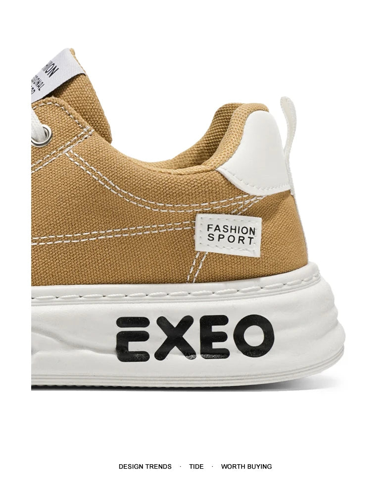 Casual Sneakers Sporty Design Trendy Flat Men's Canvas Shoes Breathable Low-Top Footwear Summer Winter Spring Autumn Wear