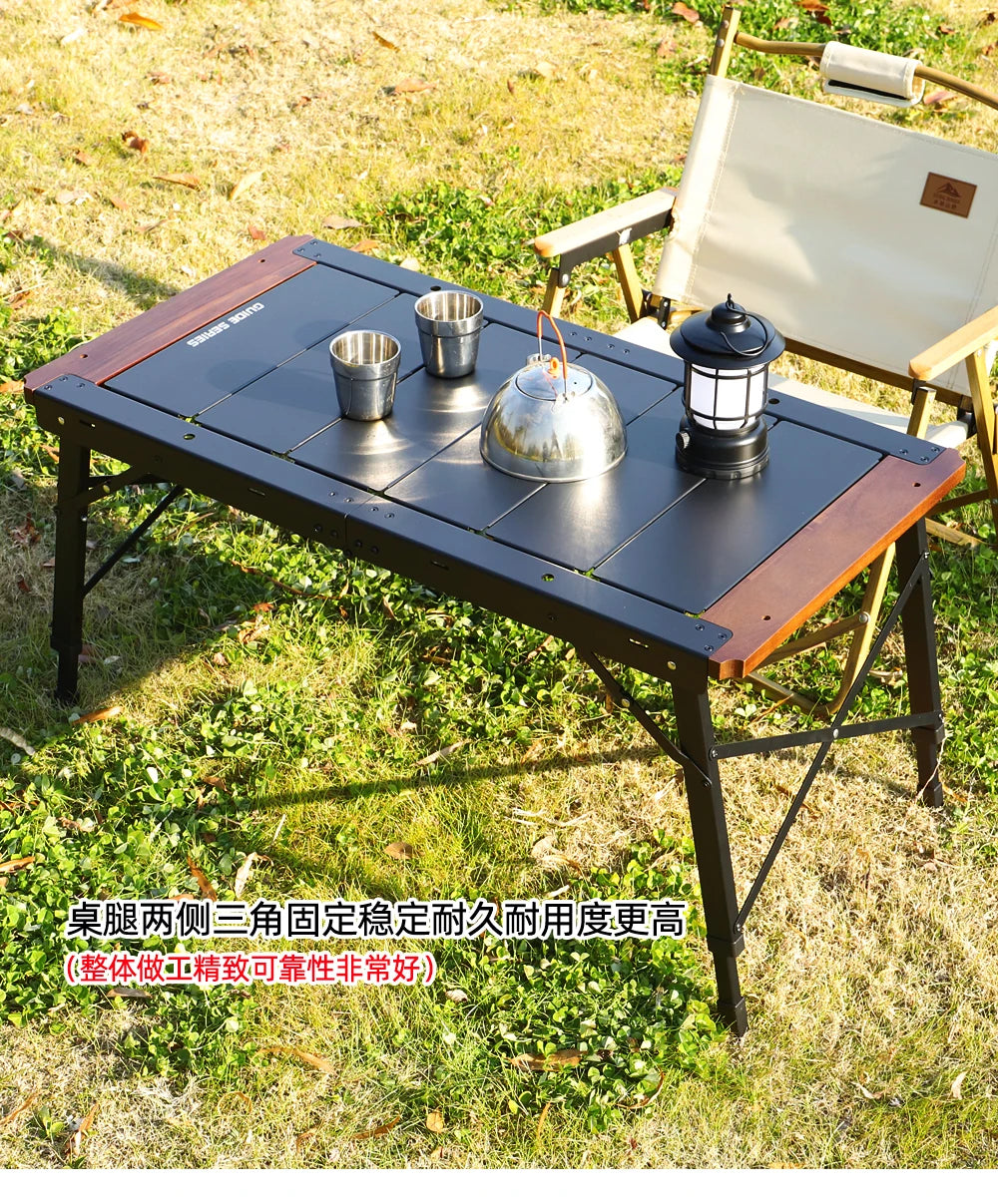 Dining Waterproof Outdoor Table Black Balcony Portable Backyard Outdoor Table Garden Camping Tuinmeubelsets Patio Furniture