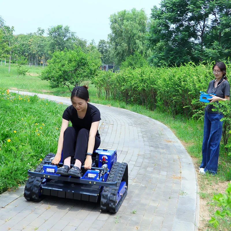 Customized Zero-Turn Discounted Lawn Mower - Remote-Controlled All-Terrain Self-Propelled Robot with 550mm Cutting Width