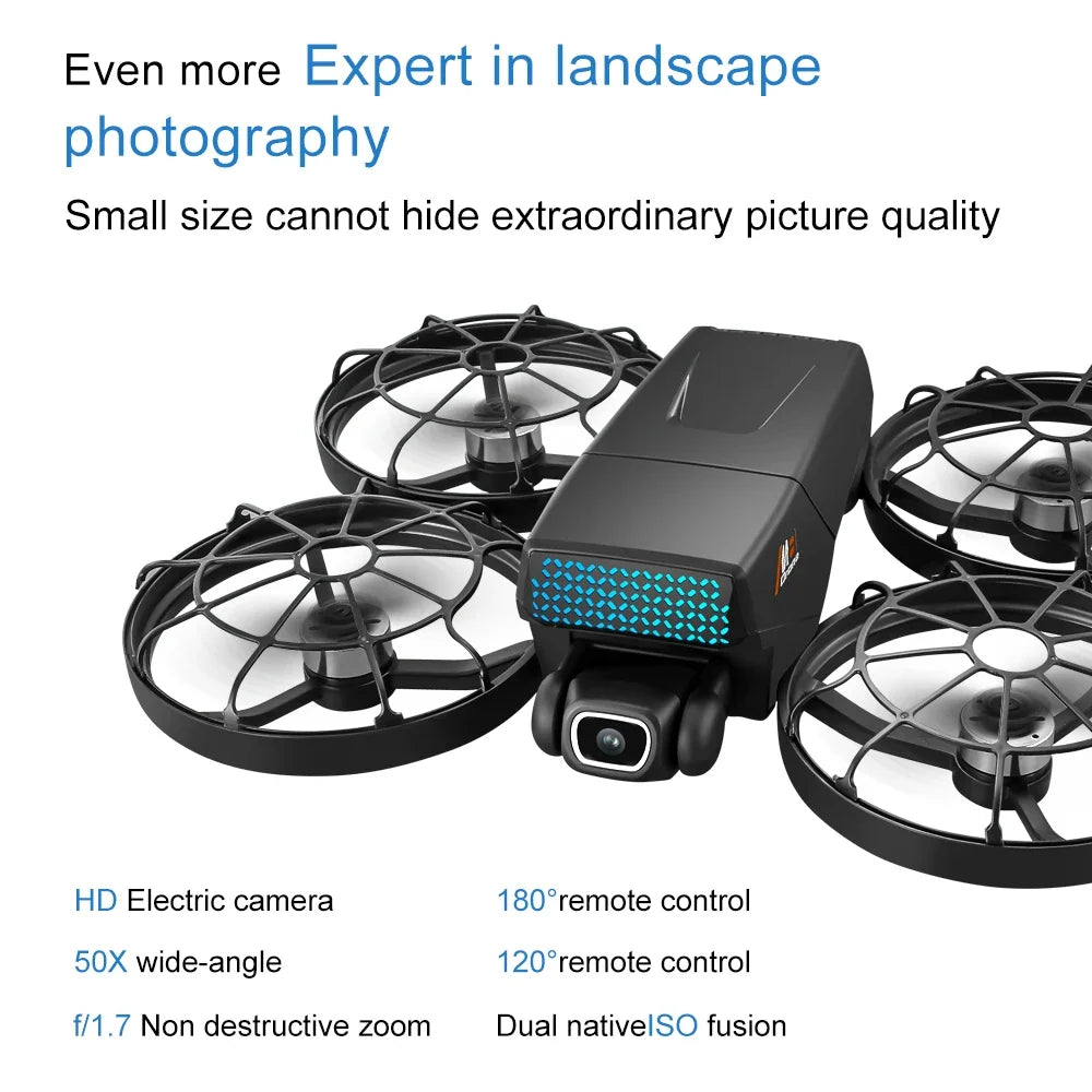 Drone for Kids Adults Beginner with Camera 1080P One-Click Take Off/Landing Altitude Hold Headless Mode 360°Flip RC toy airplane