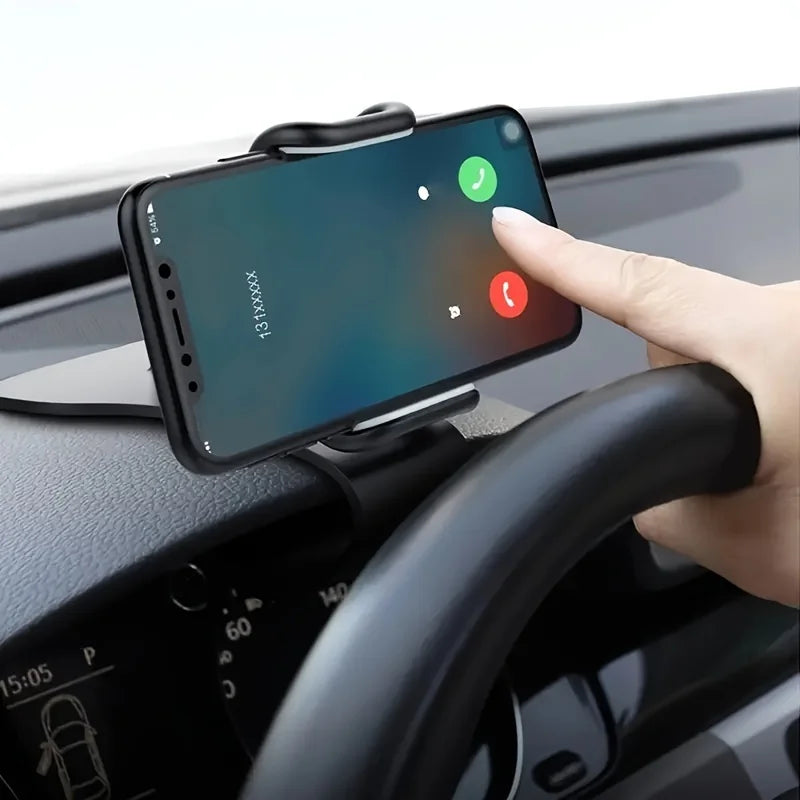 Dashboard Car Mobile Phone Holder Buckle Type In-car Clip Rotary Navigation Mobile Phone Holder