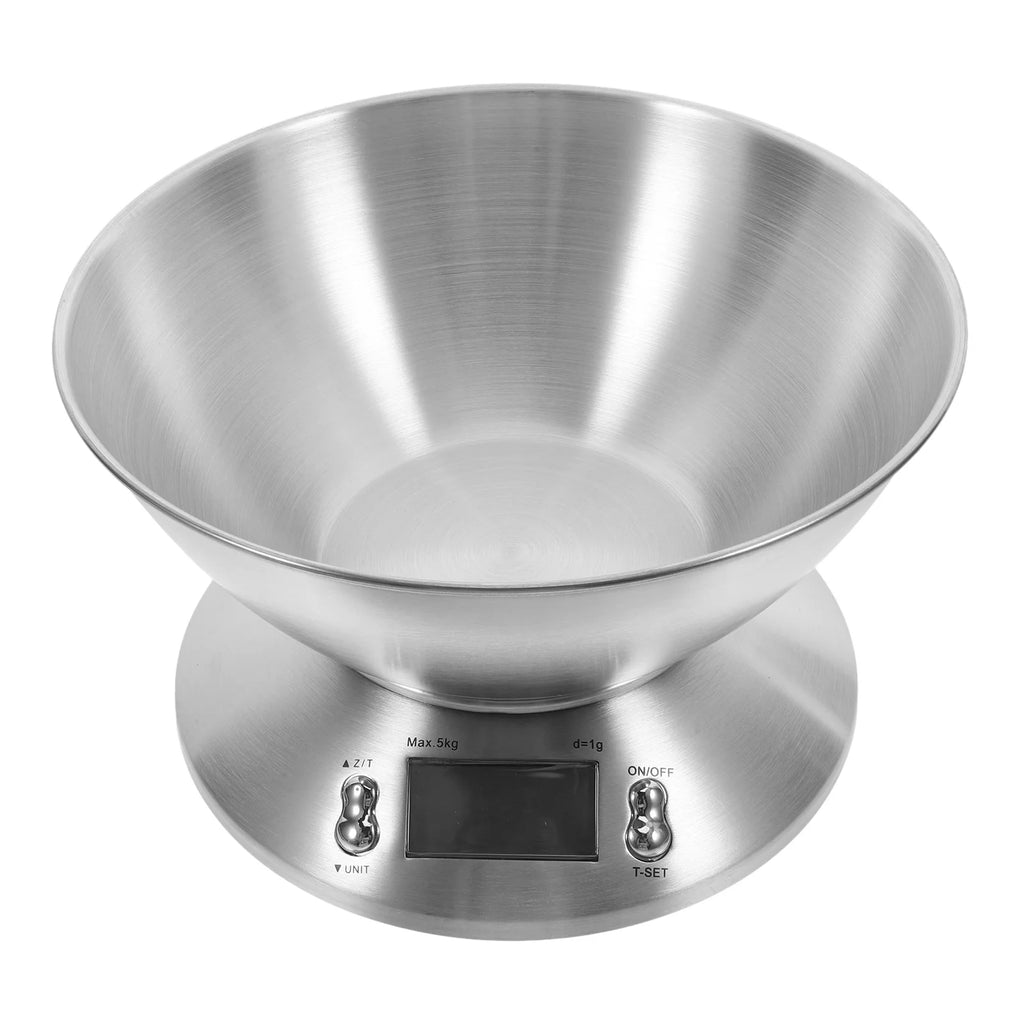 Digital Kitchen Scale Stainless Steel High Precision Electronic Food Weighing Scale Large Capacity Measuring Grams For