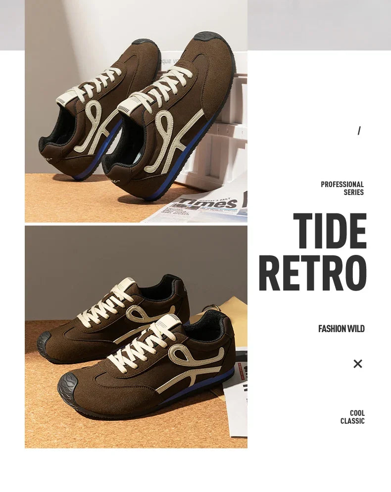 Casual Sneakers 2025 New Men's Breathable Four Seasons Outdoor Soft Sole Comfortable Running Shoes Student Sneakers