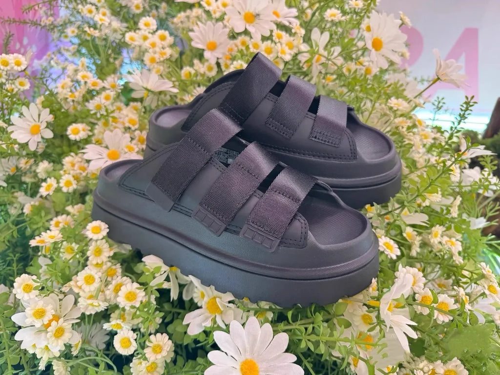 2025 Summer Women's Platform Sandals – Fashionable Slip-On Thick Sole Slide Shoes for Beach, Casual, and Outdoor Wear