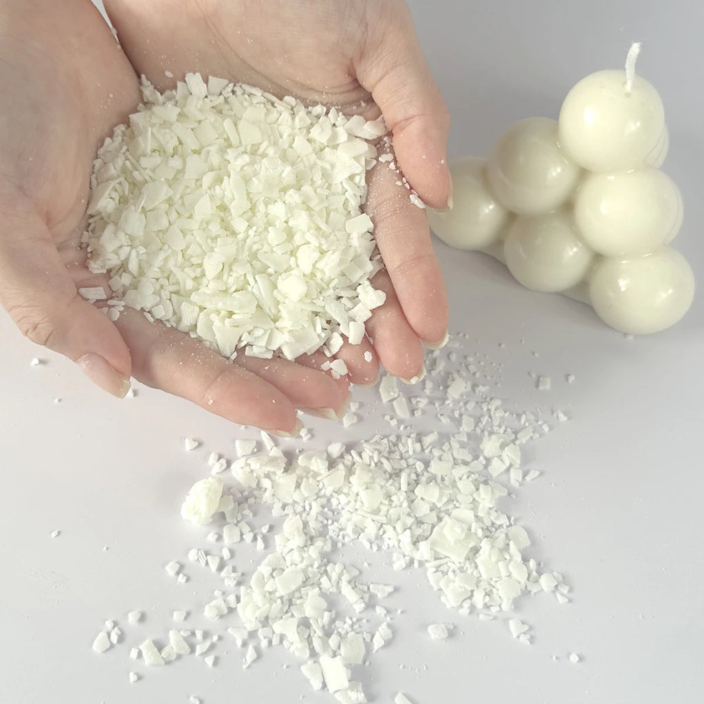 250g/500g Natural Soy Wax Granular DIY Candle Making Supplies Scented Candle Raw Material Smokeless Candle Wicks Making Crafts