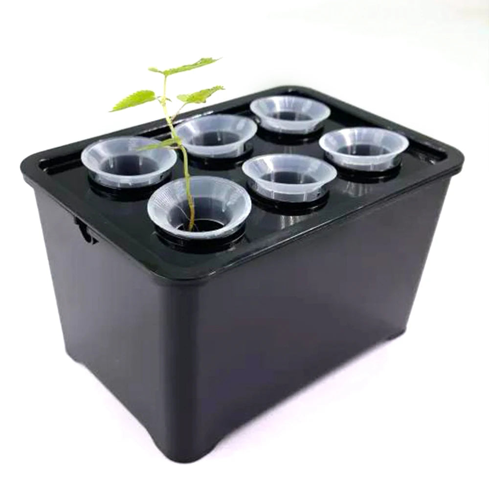 7"x4.7"x4.1" Gardening Nursery Pots Indoor Hydroponics Grower Kit Universal Hydroponic System Planting Container for Vegetables
