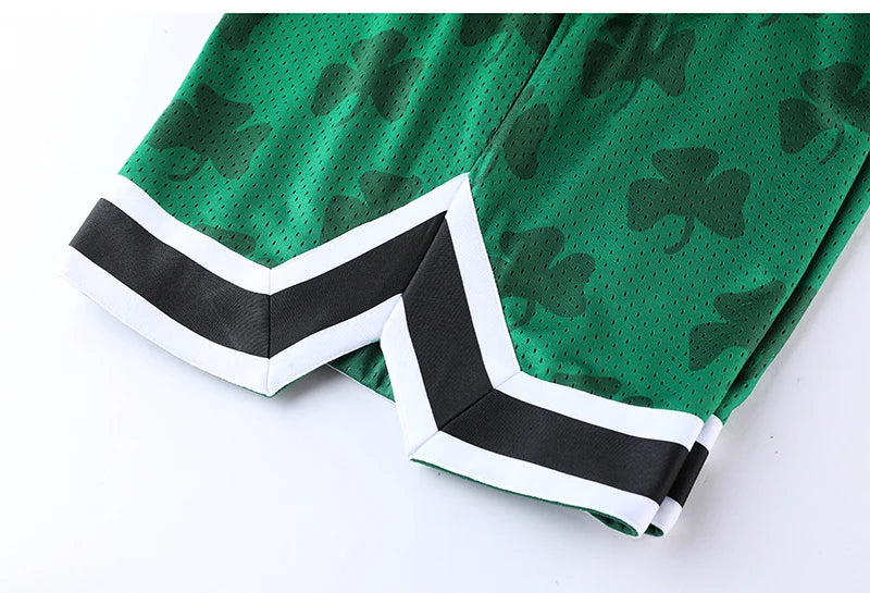 Boys Basketball Running Sports Loose Plus Size Shorts Tie With American Street Print Five Points Big Pants Gym Training
