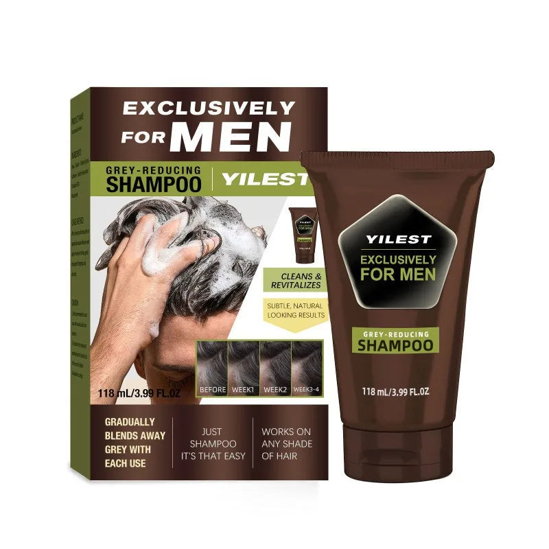 Anti Dandruff Shampoo Deep Clean Nourish Hair Roots Darken Hair Strengthen Hair 118ml Moisturizing Scalp Care Shampoo