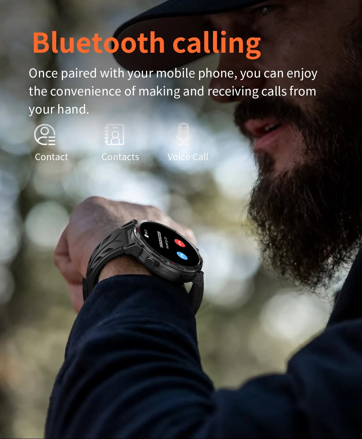 2026 New Outdoor GPS Sports Smartwatches Men Compass 10ATM Waterproof 24/7 Health Monitoring Chat GPT Bluetooth Call Smart Watch
