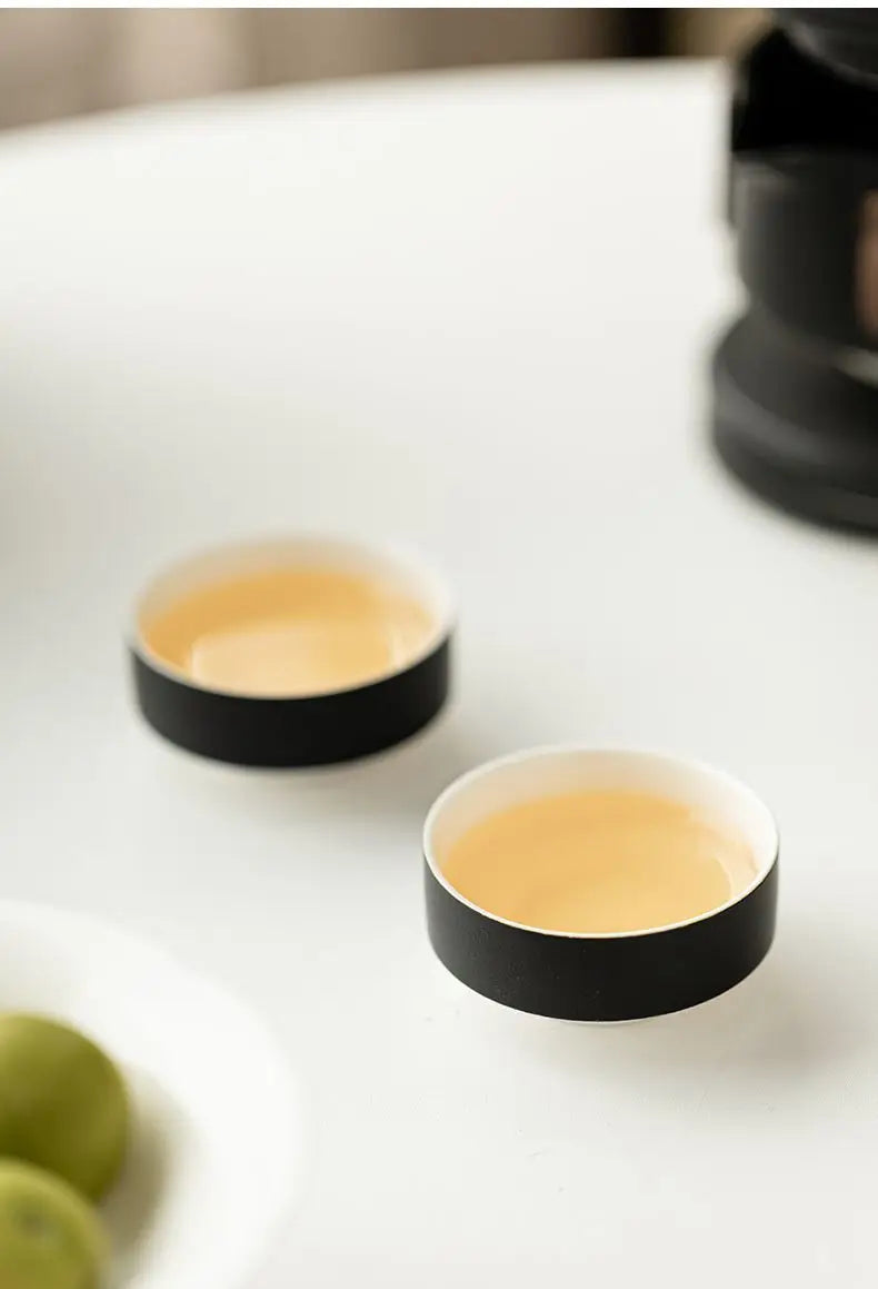 Ceramic automatic tea set, home tea making, office high-end and atmospheric complete set of tea set