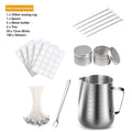 Candle Making Kit DIY Candles Craft Tools Soap Wax Making Pouring Pot Candle Wicks Candle Wicks Sticker Candle Wicks Holder