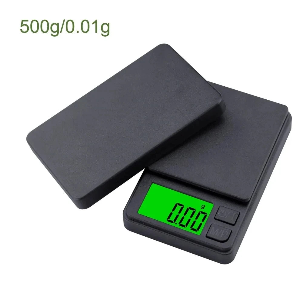 Digital Scale Gram Food Jewelry Ounces Grains Scale Scale Precision Pocket 1000g X 0.01g Backlit LCD Mini Scale for Travel