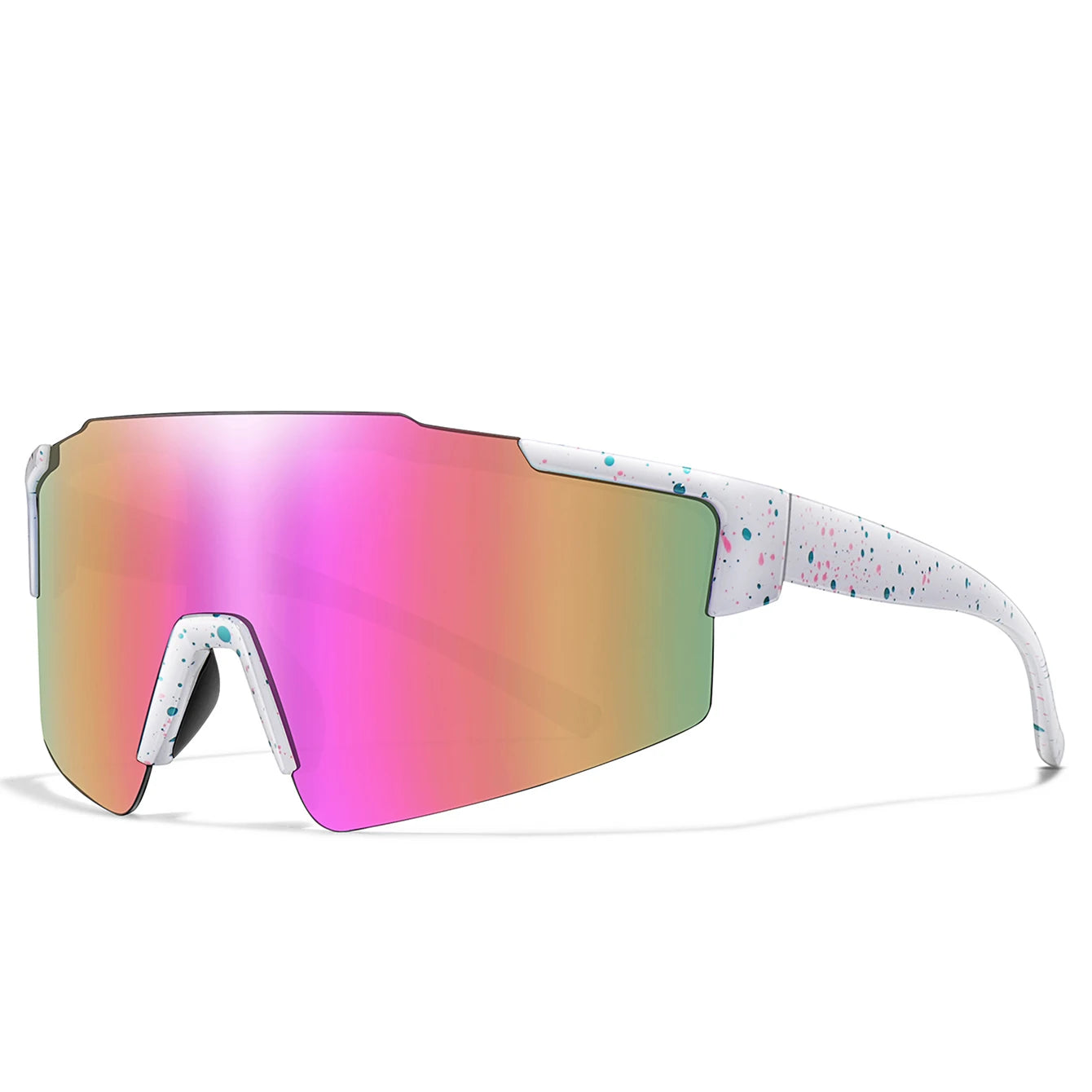 Brand 100 Cycling Sunglasses for Men and Women UV400 Protection 5 colors Big Frame Running Fishing Sports Eyewear