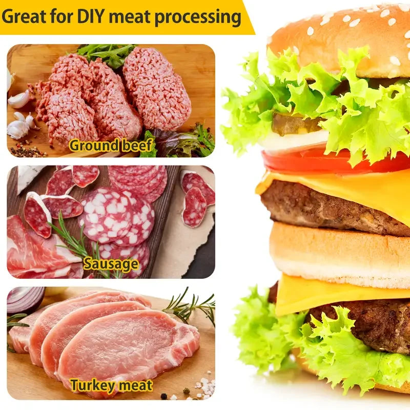 1PC Stainless Steel Hamburger Patty Manual Meat Cheeseburger Press Round Diy Patty Meat Dumpling Wrapper Kitchen Supplies Tools