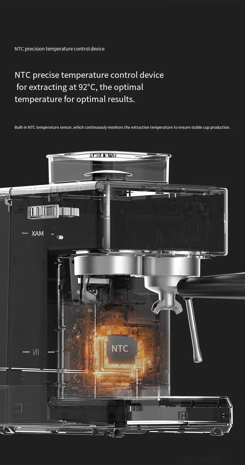 Coffee Machine Household Small Fully Automatic Hot And Cold Dual Extraction Grinding Integrated Italian Espresso Machine