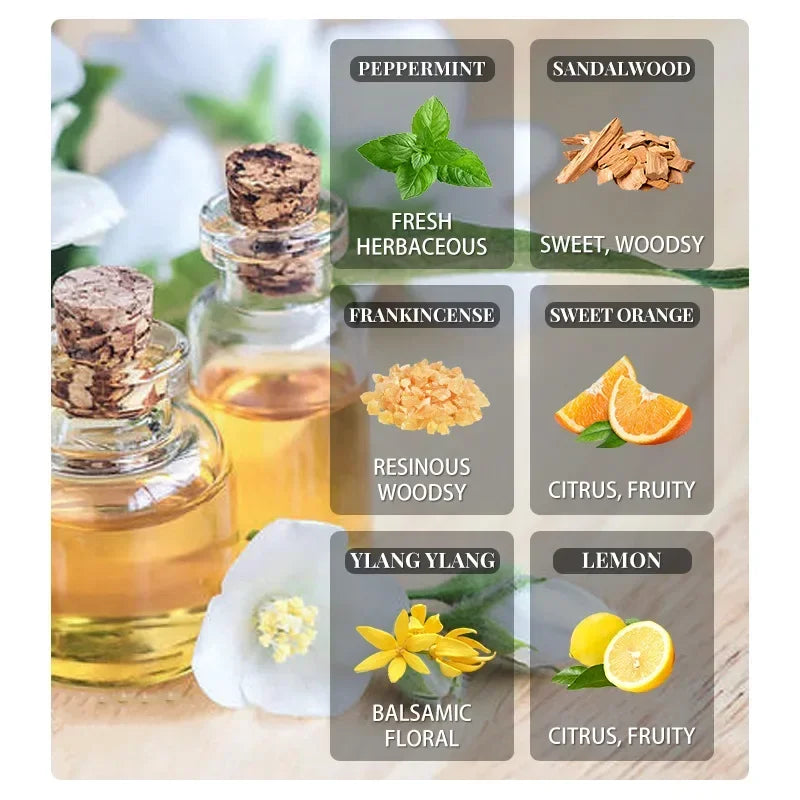 10ml Aromas Fragrance Oils Pure Undiluted Strong Smell Candle Soap Bath Home Hotel Diffuser Humidifier Candle