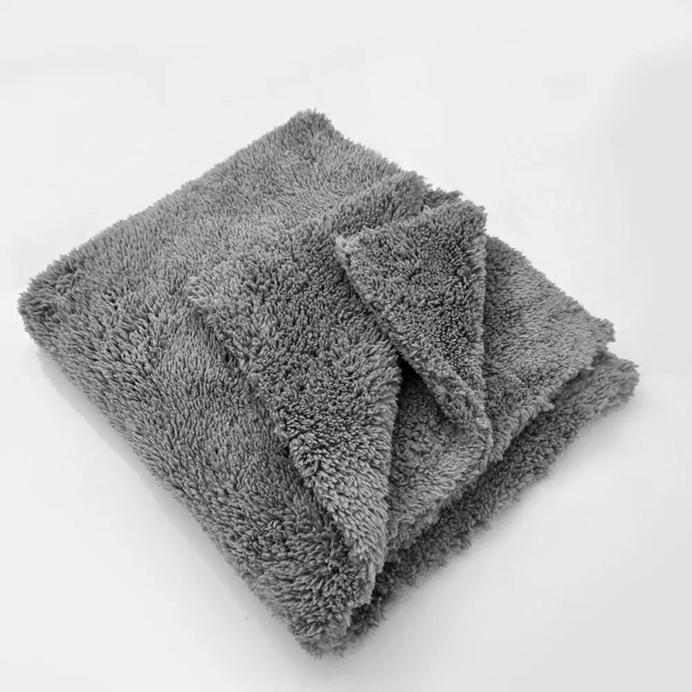 Car Detailing Polishing Auto supplies Edgeless Cleaning Towel Plush Washing Rag Car Cleaning Cloth Extra Microfiber Towels