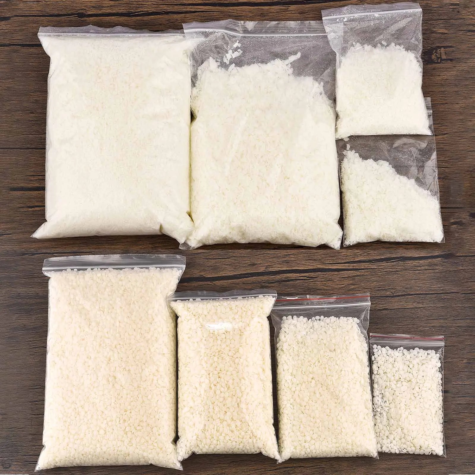 50-1000g Natural Soy Wax Flake Scented Candle Natural Material Additive-Free DIY Smokeless Candle Making Supplies Soy Wax Flake