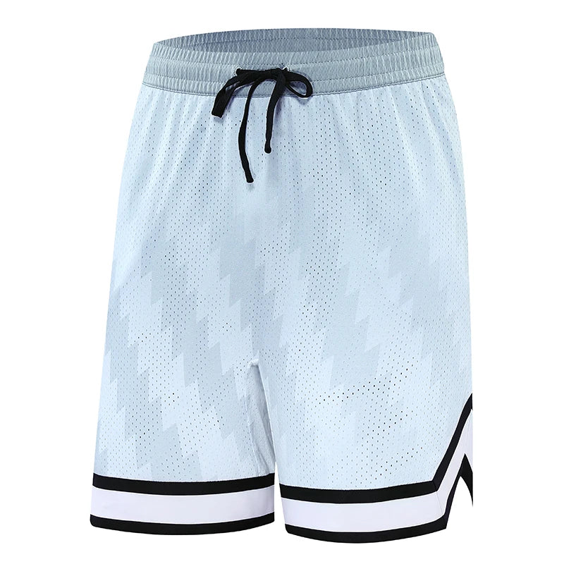 Boys Basketball Running Sports Loose Plus Size Shorts Tie With American Street Print Five Points Big Pants Gym Training