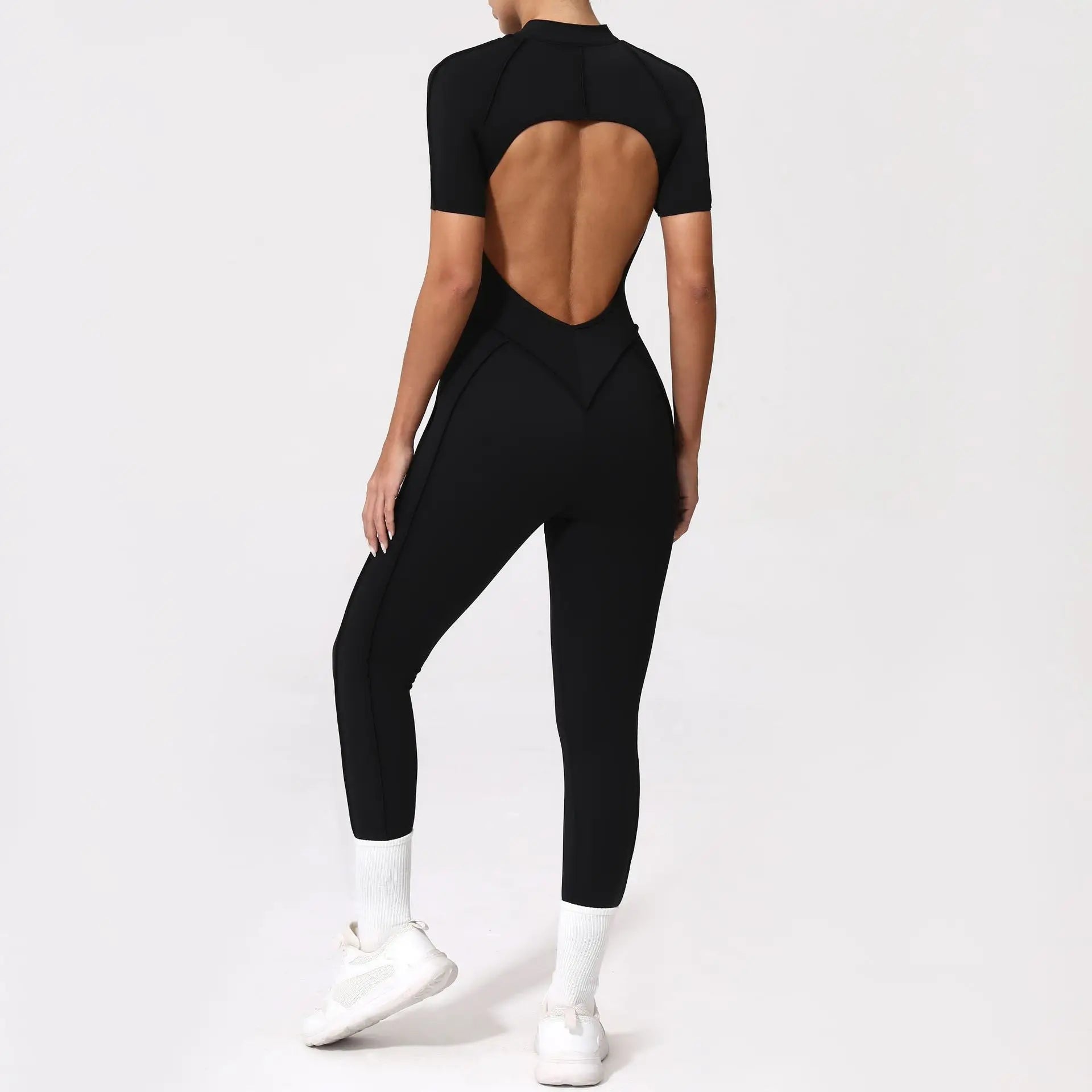 2025 New Style Women Yoga Apparel Workout Suit Gym Clothing Outdoors Sports Suit Short Sleeves Long Pants Suit Fitness Suit Set