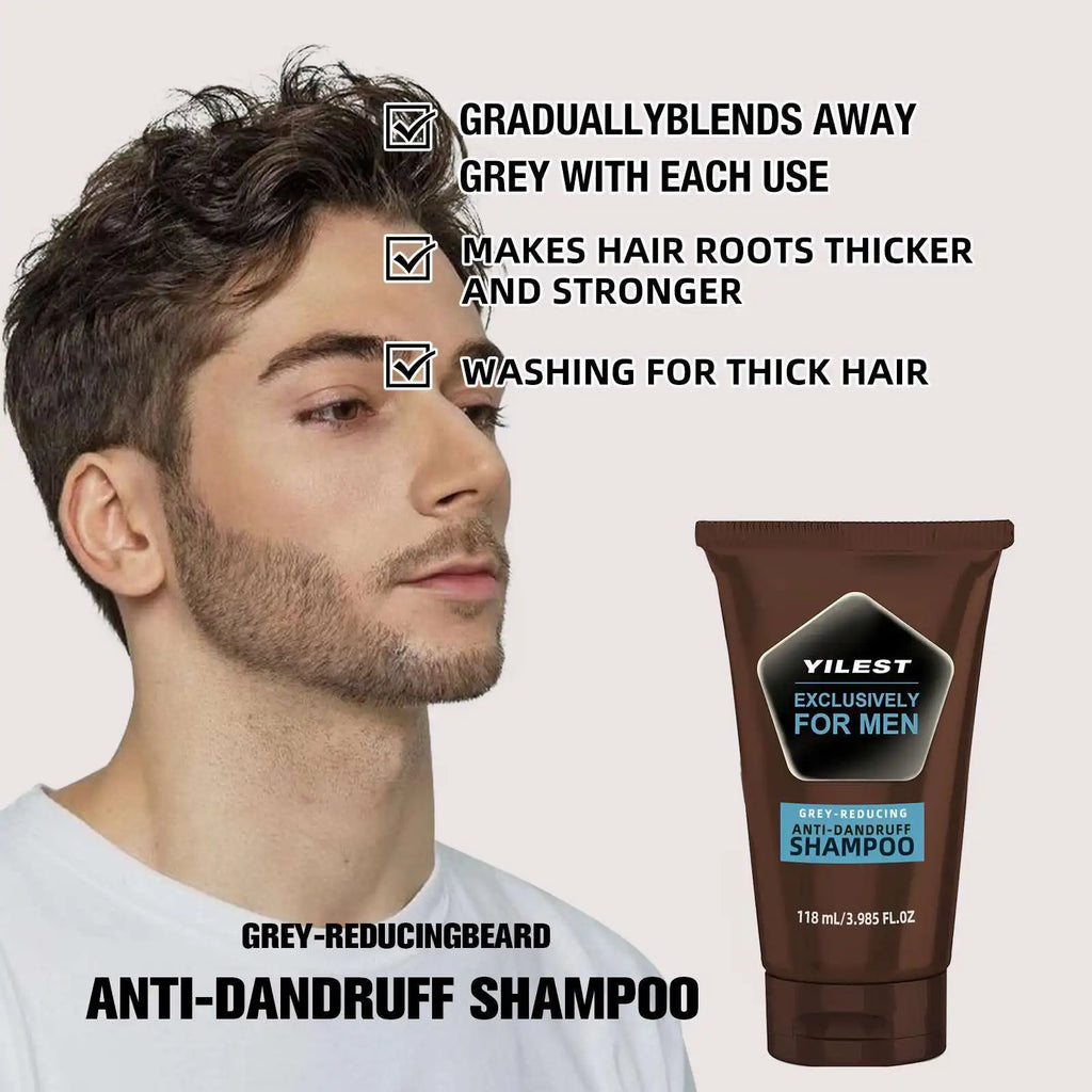 Anti Dandruff Shampoo Deep Clean Nourish Hair Roots Darken Hair Strengthen Hair 118ml Moisturizing Scalp Care Shampoo