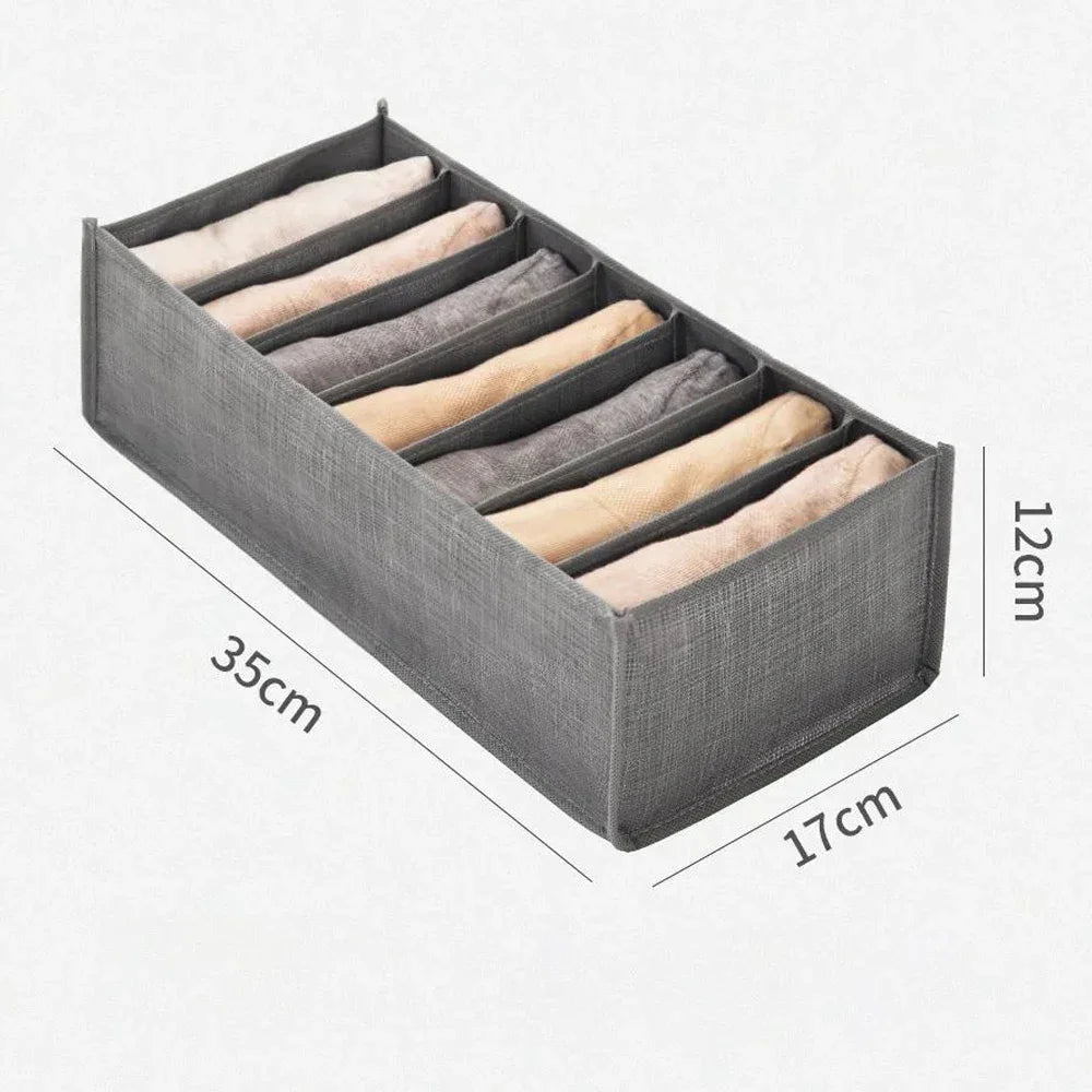Clothes Storage Box Underwear Bra Organizer Storage Box Wardrobe Organizer Drawers Separator Boxes Home Storage Supplies