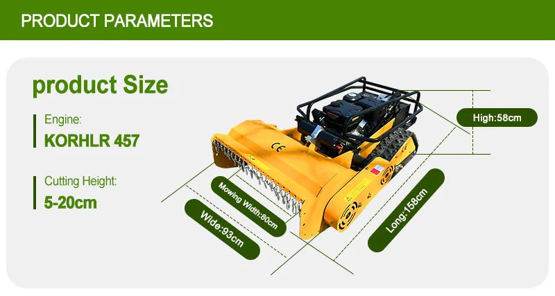 Customized Popular Product Multi Functional Remote Control Lawn Mower Lawn Mower Sold at Factory Price